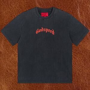 Men's Black Short Sleeve Godspeed